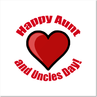 Happy Aunt and Uncles Day! Posters and Art